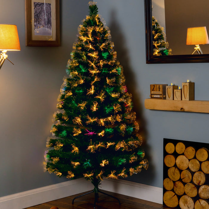 Fibre Optic Tree Firework Burst 150cm