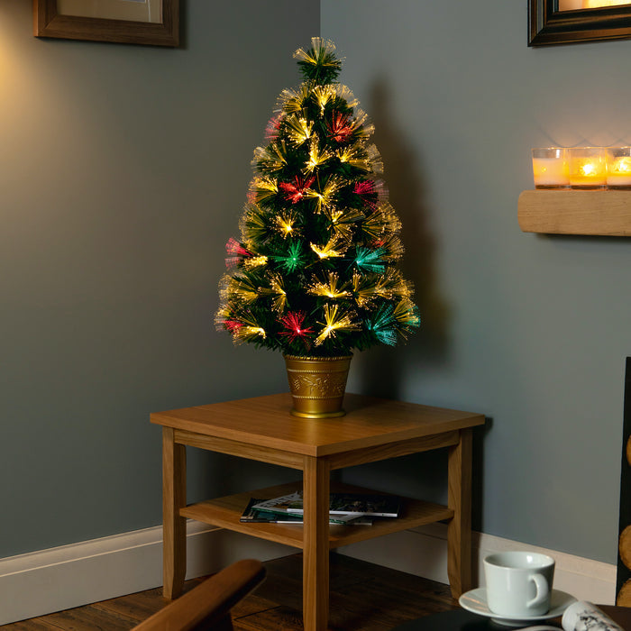 Fibre Optic Tree Firework Burst 80cm