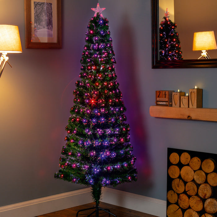 Fibre Optic Tree Star 180cm