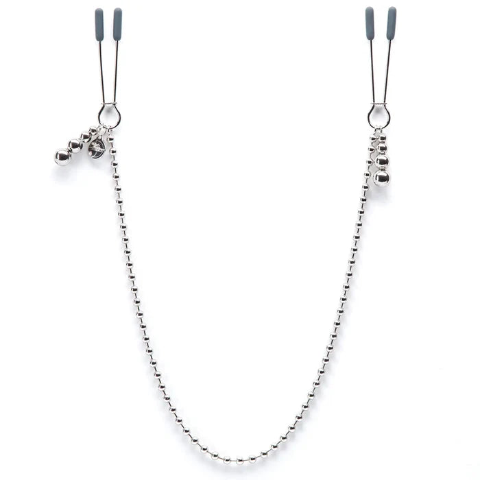Lovehoney® Fifty Shades Darker At My Mercy Chained Nipple Clamps Silver