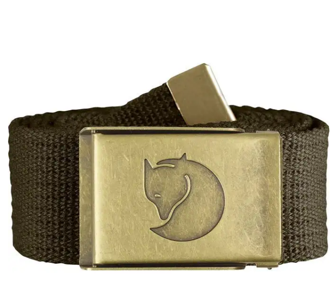 Fjallraven: Canvas Brass Belt 4 cm