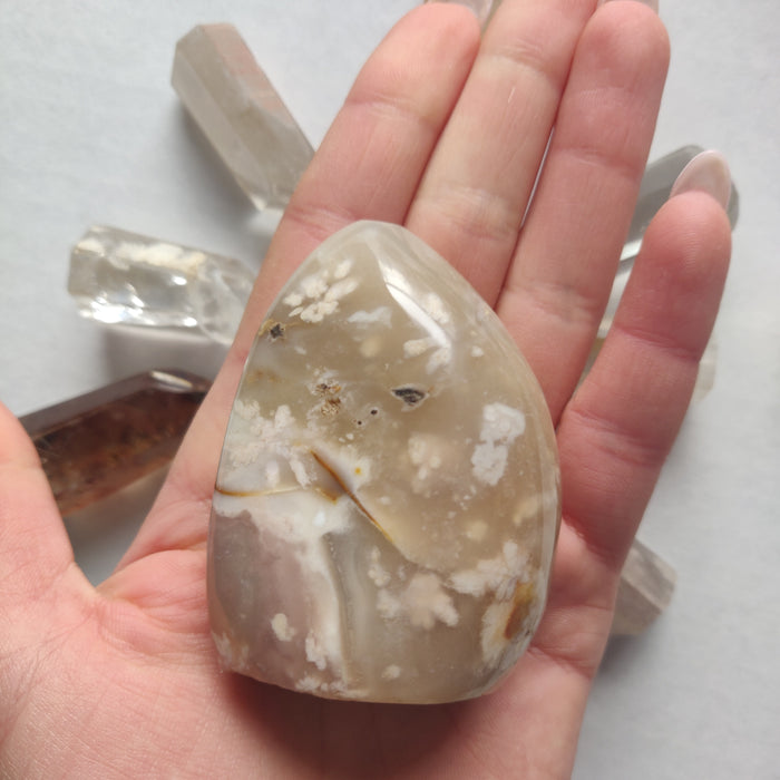 Flower Agate Free Form (#7) - Simply Affinity