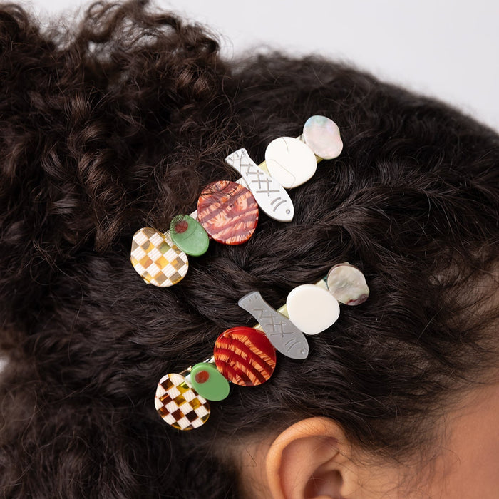Foodie Skewer Hair Clips