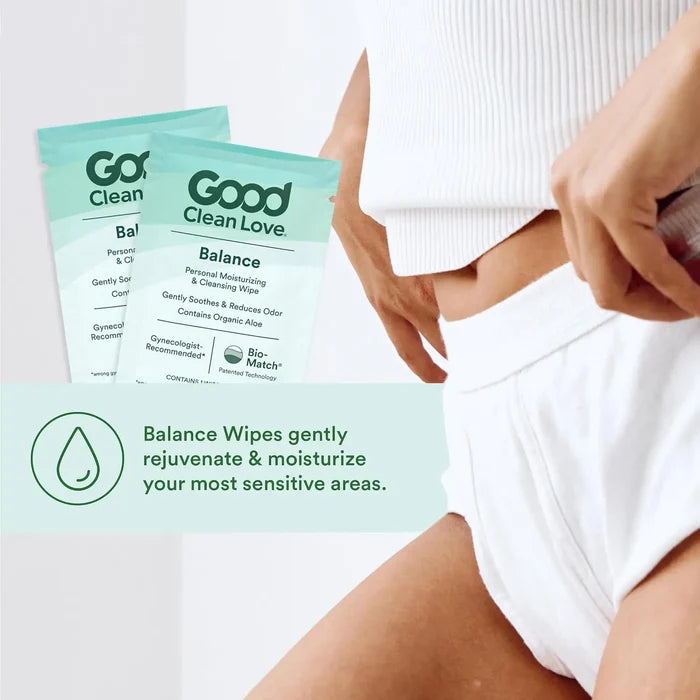 Good Clean Love® Love Balance pH-Balanced Cleansing Wipes - 12 Pack