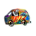 Graffiti van psycho bunny
