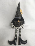 Halloween Gnome Holding Boo Banner