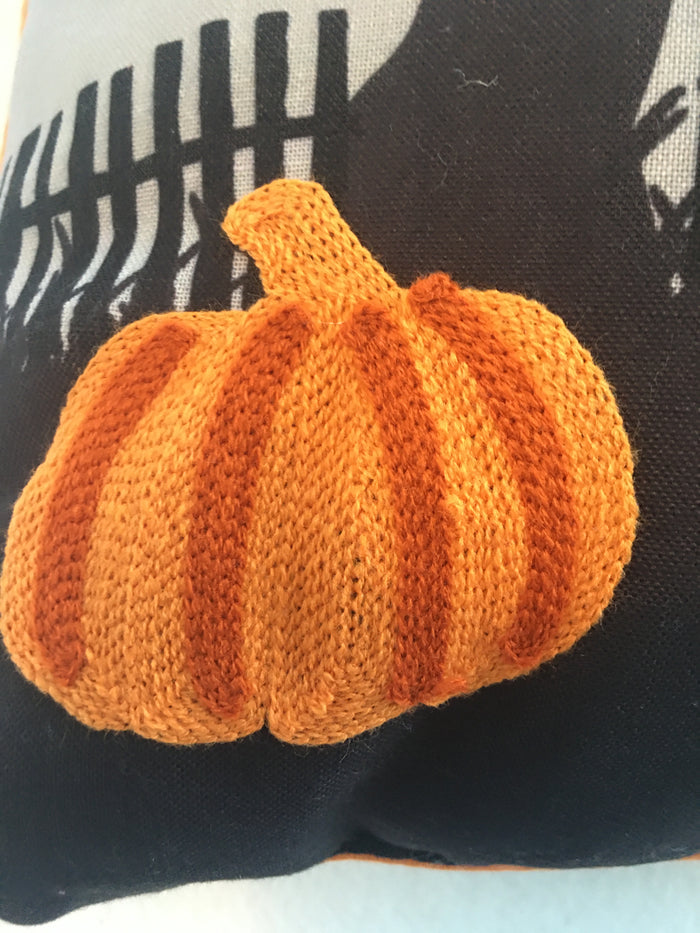 Halloween Gnome in Enchanted Forest Pillow