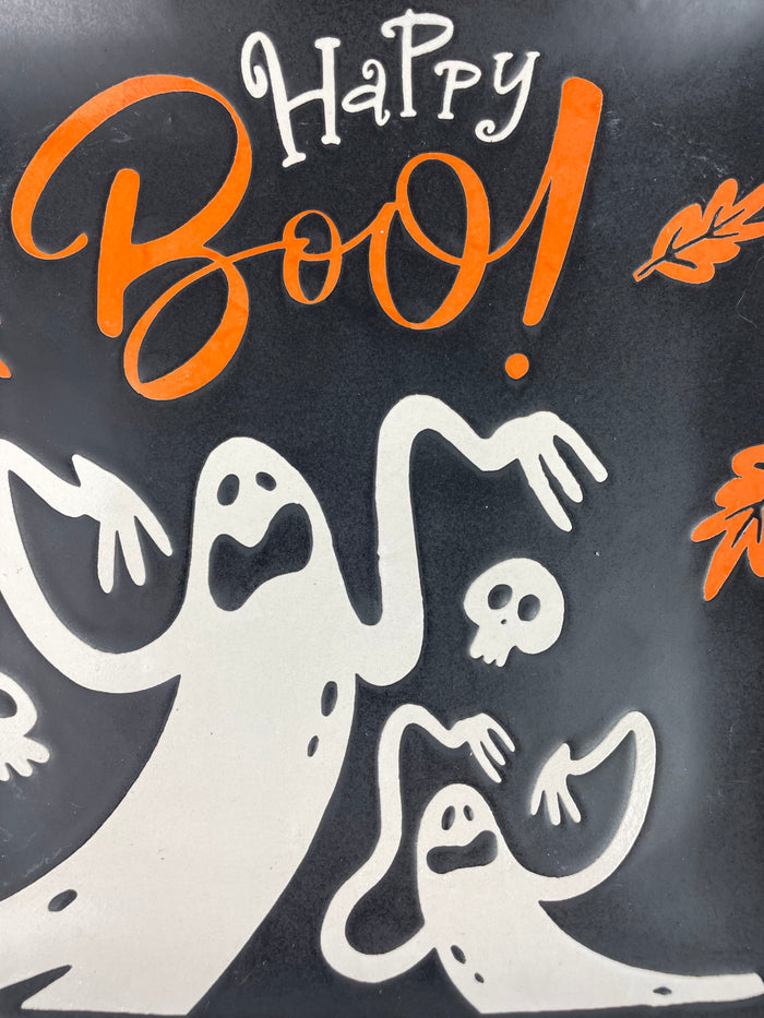 Halloween Happy Boo Ceramic Small Plate