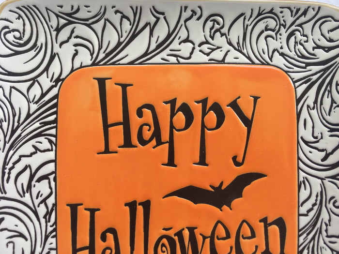 Halloween Happy Halloween Handcrafted Ceramic Plate