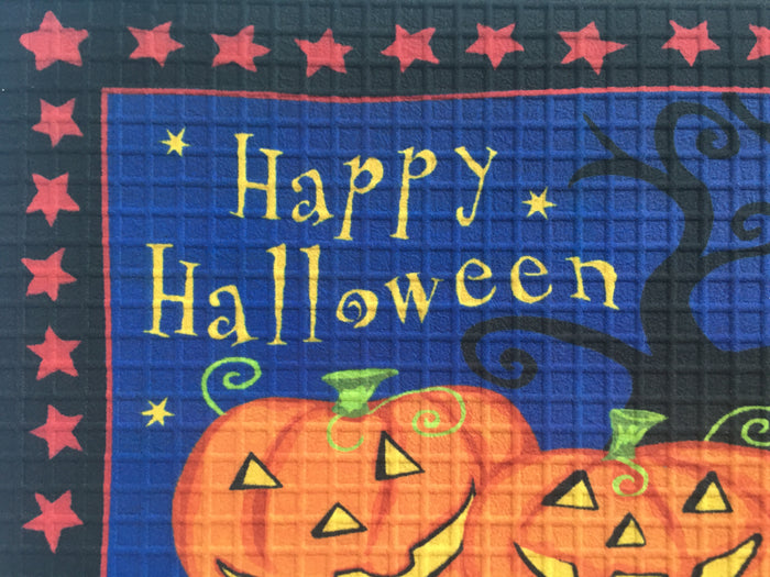Halloween Pumpkins Rubber Mat