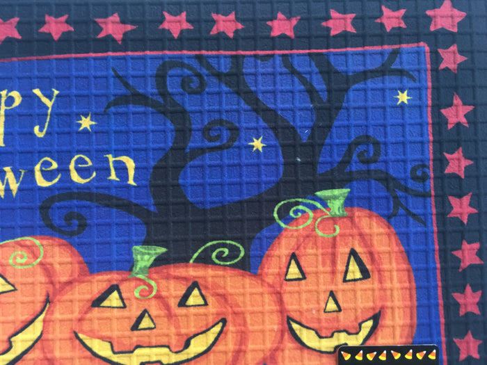 Halloween Pumpkins Rubber Mat