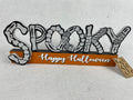 Halloween Spooky or Boo Block Sitter