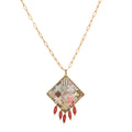 Harlequin Necklace - Coral