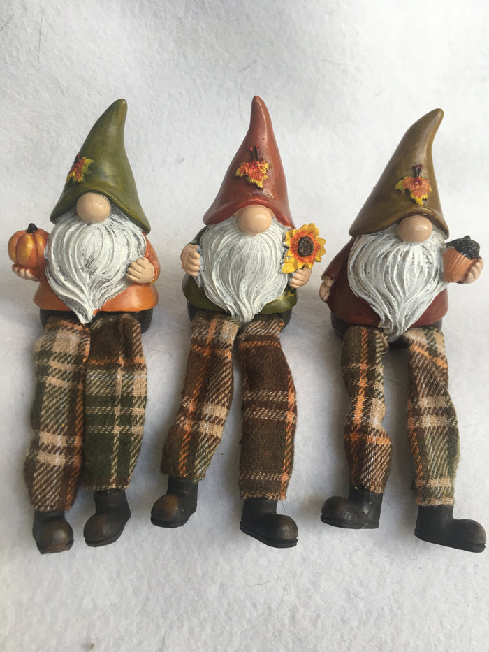 Harvest Gnome With Dangling Legs