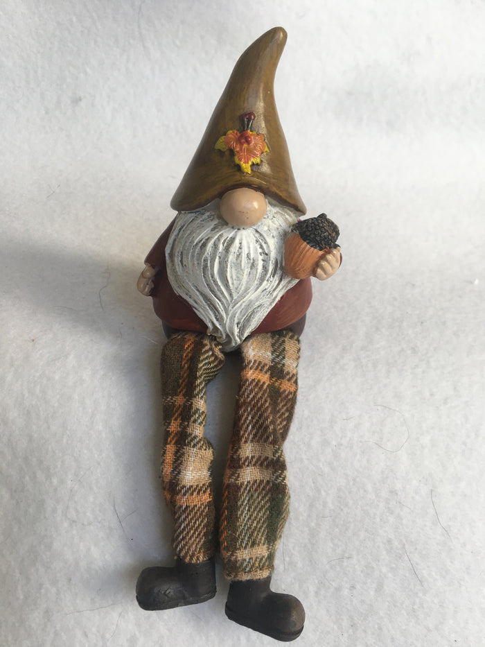 Harvest Gnome With Dangling Legs