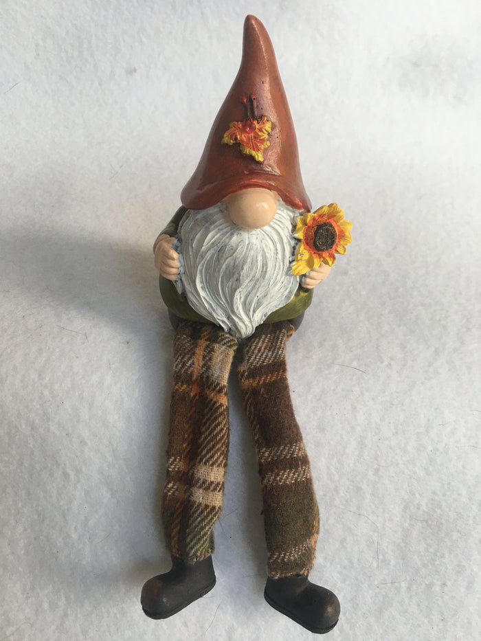 Harvest Gnome With Dangling Legs