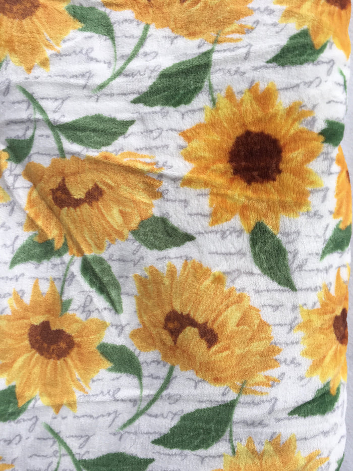 Harvest Sunflower Lovers Blanket Throw