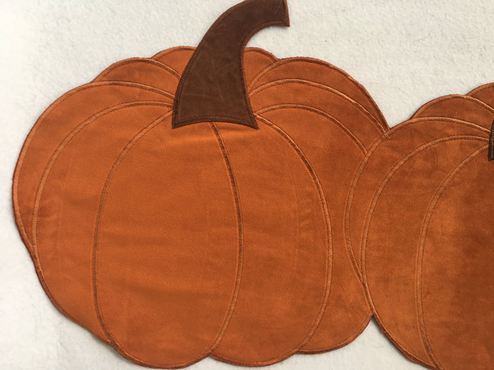 Harvest Three Pumpkin Shaped Table Runner