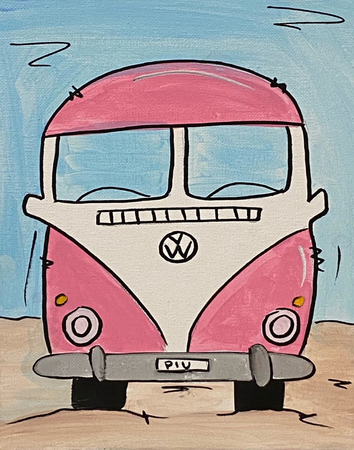 Hippie Van Canvas