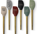 Krumbs Kitchen: Elements Spatula w/ Metallic Gold Handle