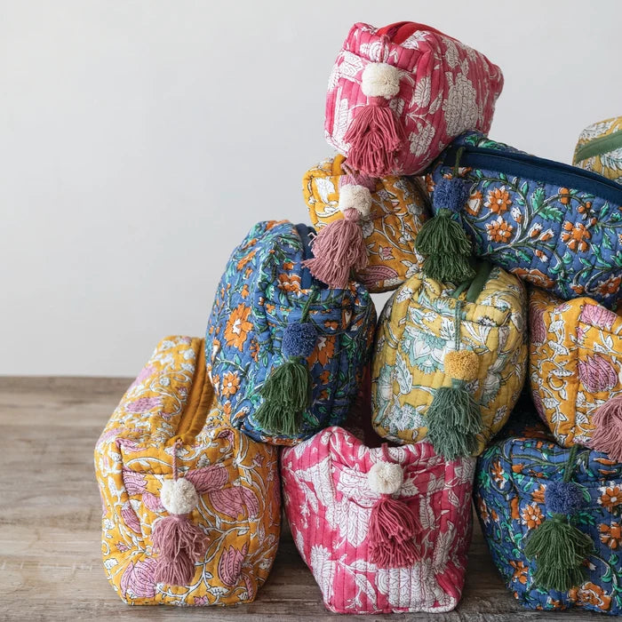 Large Block Zip Pouch - Madison's Niche