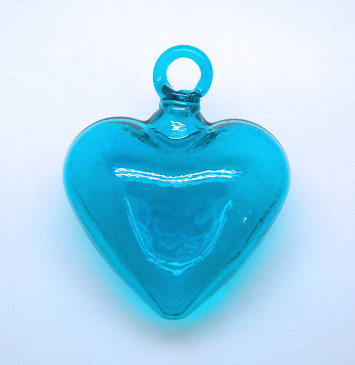 Large Glass Heart Ornaments