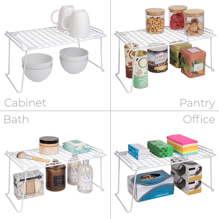 Large Stacking Cabinet Shelf Rack