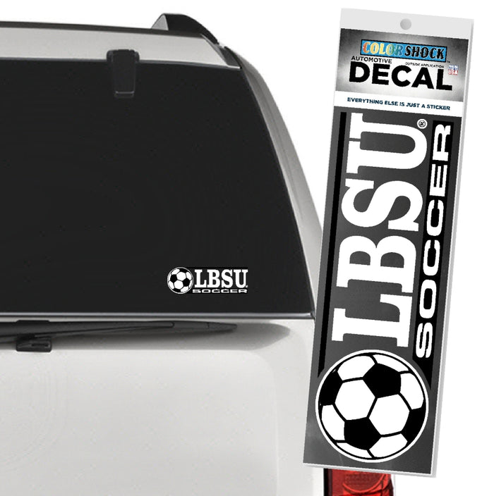 LBSU Soccer Decal - Black, CDI