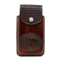 Leather Horse Cell Phone Case- Café