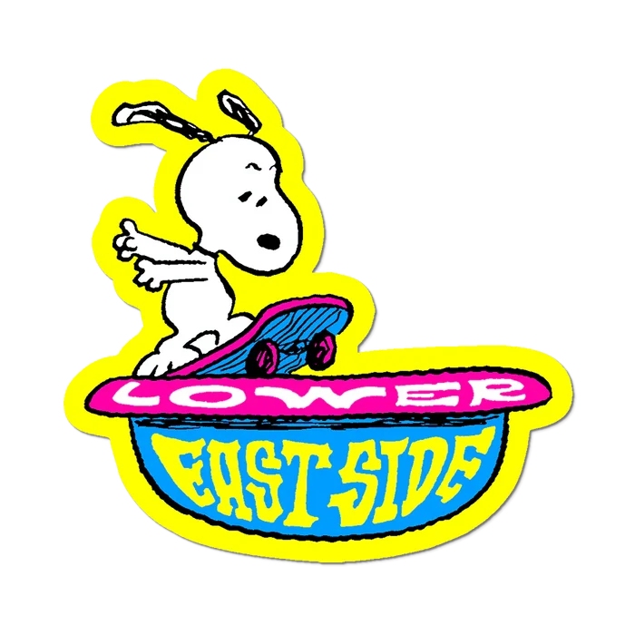 LES Snoopy sticker