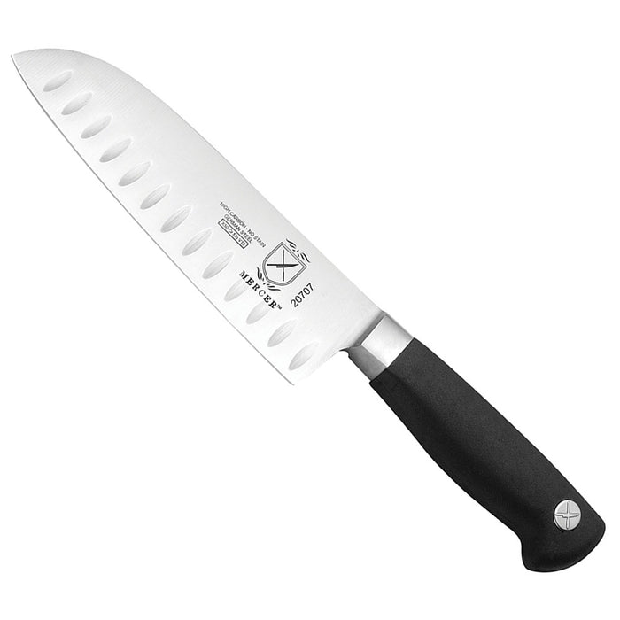 Mercer M20707 - 7" Granton Edge Santoku Knife - Genesis Series
