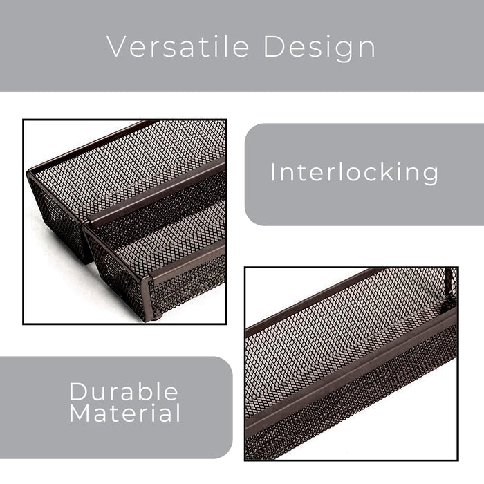Mesh Drawer Organizer (3″ × 12″)