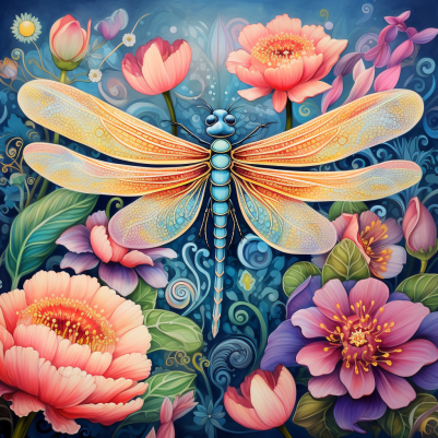 Mesmerizing  Pretty Dragonfly