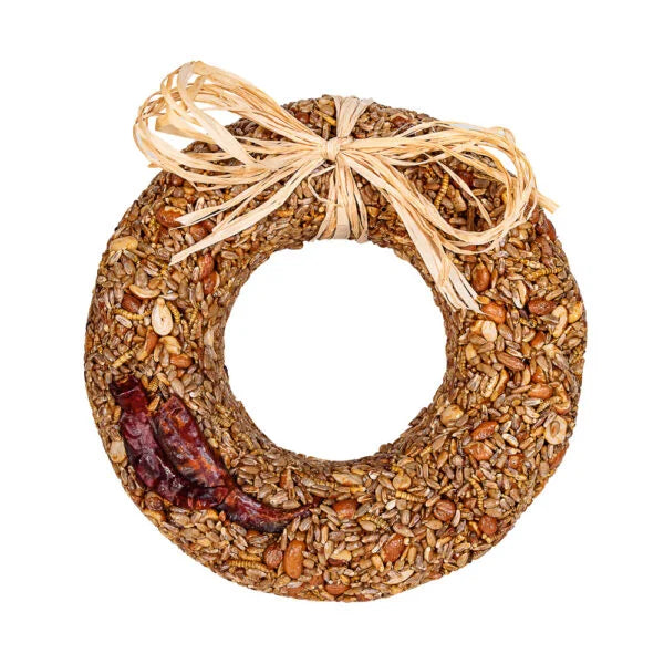 Mr. Bird All Season Flaming Hot Feast Bird Seed Wreath