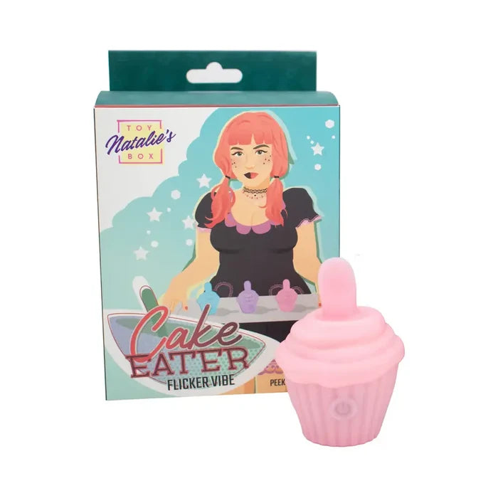 Cake Eater Cupcake Clitoral Flicker Stimulator - Vibrator