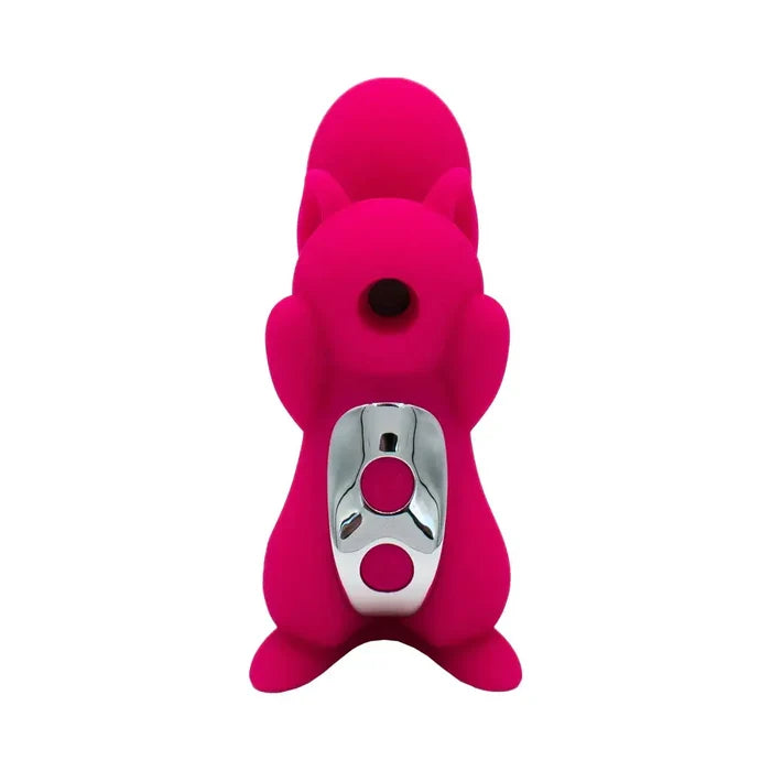 Screaming Squirrel Air Pulse & G - Spot Vibrator - Cerise