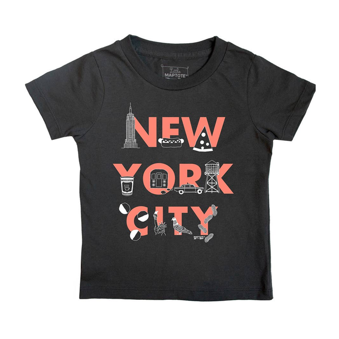 New York City FONT toddler tee