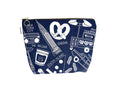 New York makeup pouch - denim