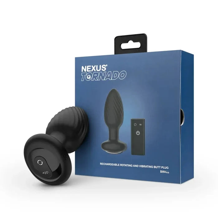 Nexus® Tornado Rotating & Vibrating Remote Butt Plug - Rolik®
