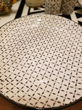 Norden Collection Black & White Dinner Plate