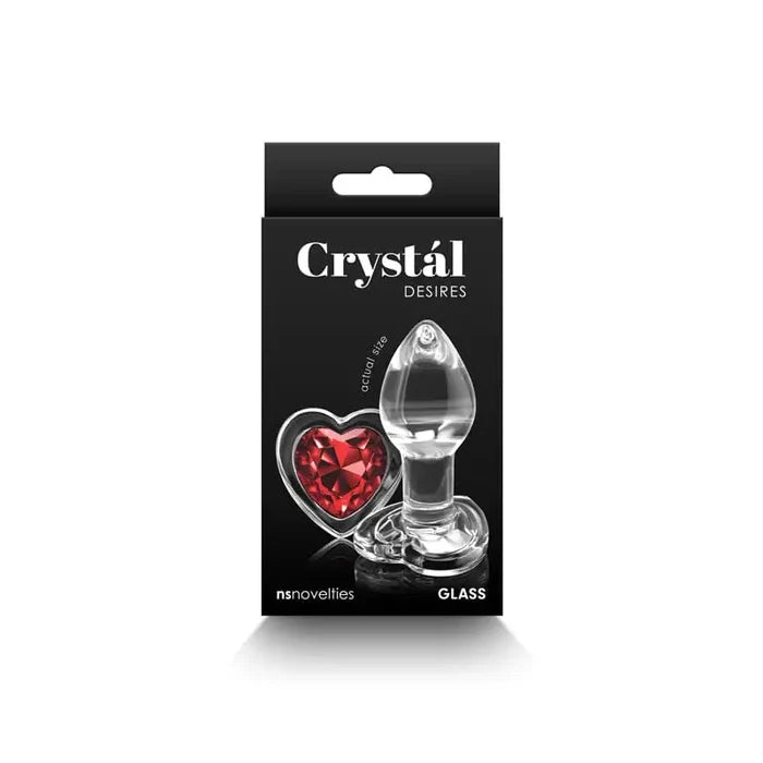 Crystal Desires Red Heart Plug - Rolik®