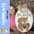 Nuts for Fall Template