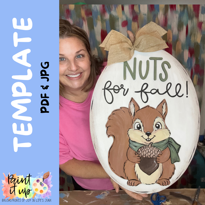 Nuts for Fall Template