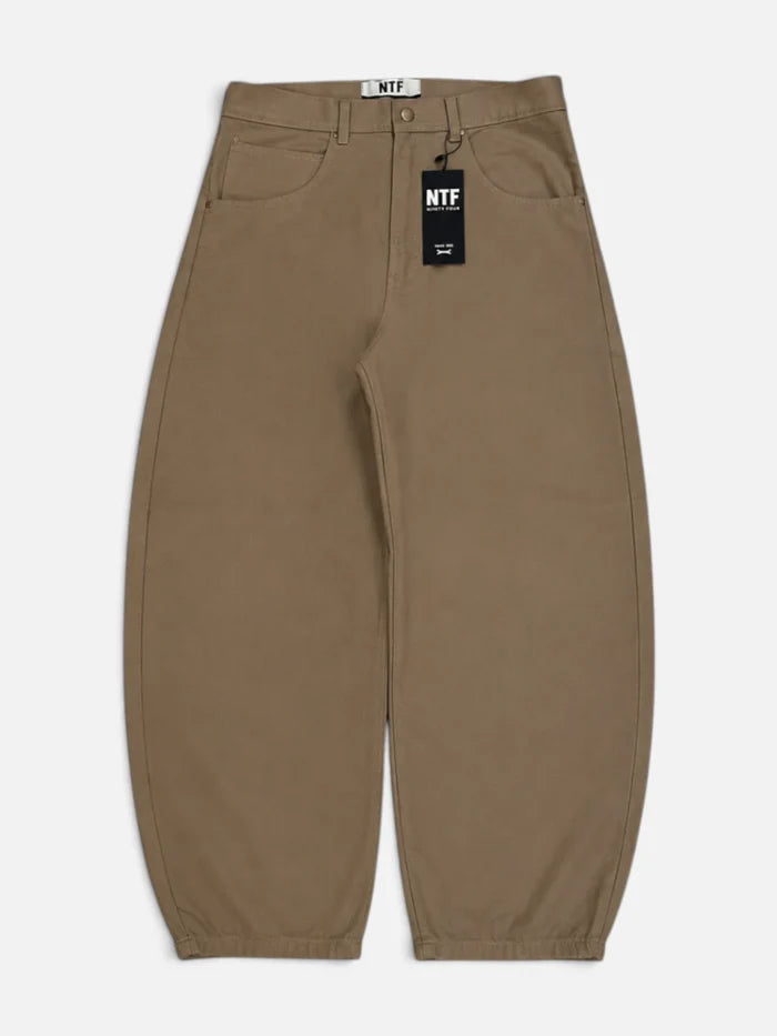 Pantalon Jean NTF Harlem Barrell Beige