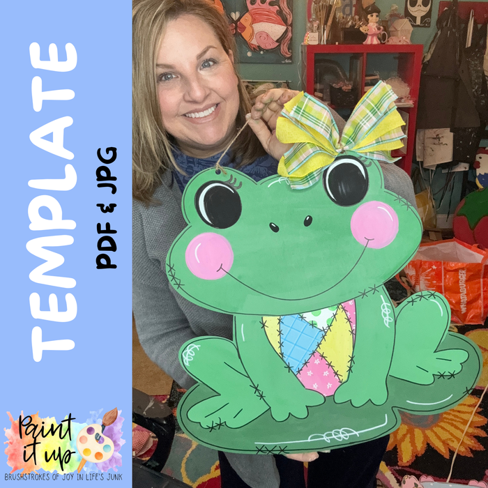 Patchwork Froggy Template