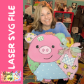 Patchwork Piggy SVG file (please read file description carefully)