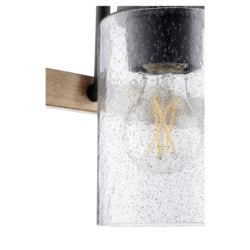 Pepper Glass 4-Light Noir Vanity