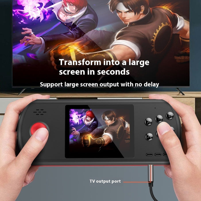 Portable 16-Bit Retro Gaming Console – 3D Joystick, Horizontal Display