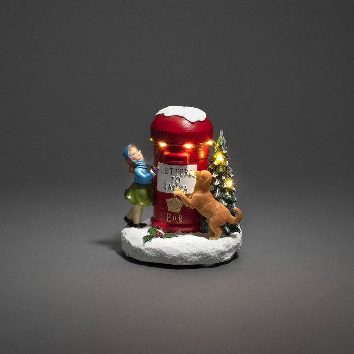 Postbox & Dog Ornament