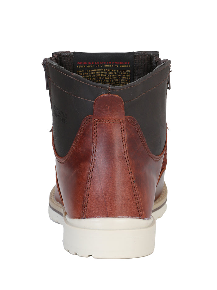 Procliff Pull Up Work Boot- Wine